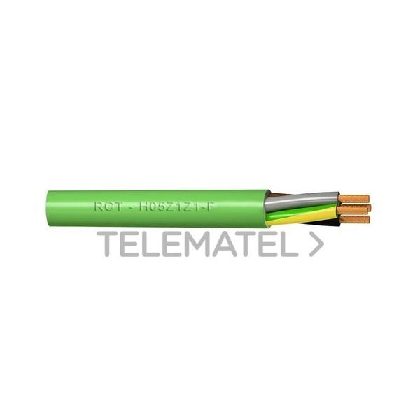 CABLE H05Z1Z1-F (AS) 4G1 VERDE (BOBINA)