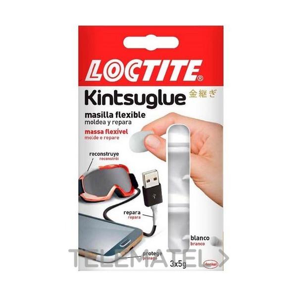 MASILLA FLEXIBLE KINTSUGLUE LOCTITE 3x5 GRAMOS BLANCO