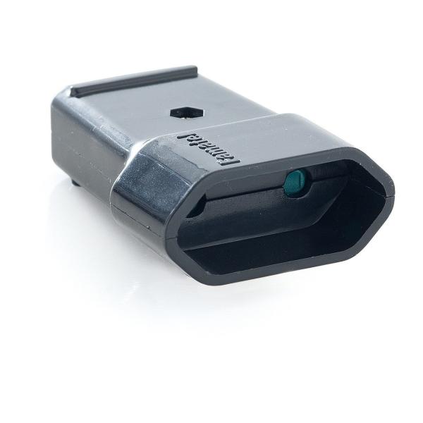 TOMA DE CORRIENTE EN NEGRO 10A-250V