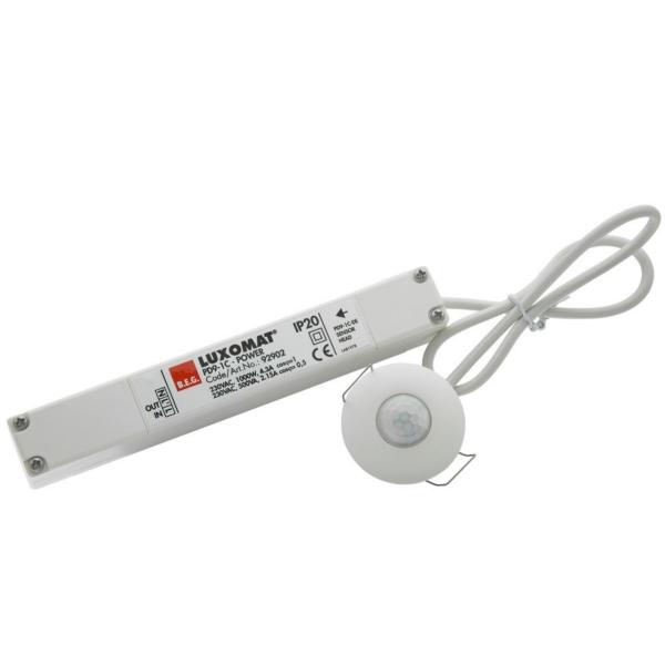 MINI DETECTOR DE MOVIMIENTO PD9-1C-FT 1 CANAL PARA TECHO BLANCO