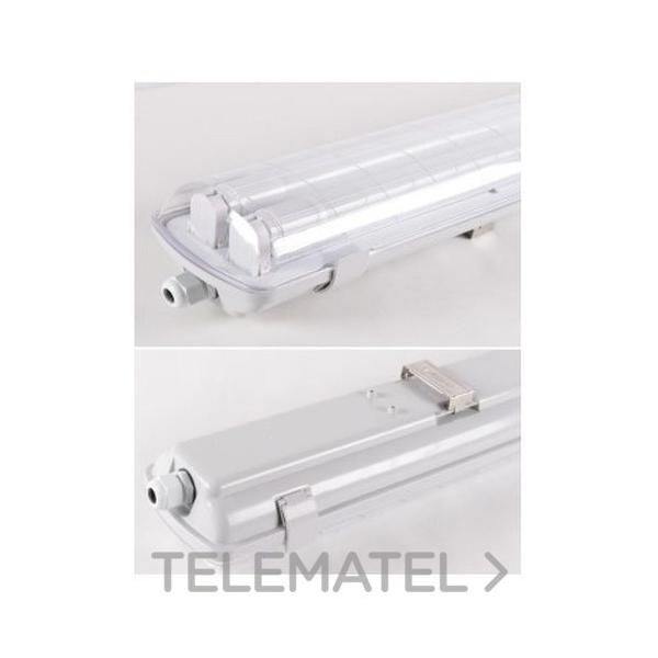 PANTALLA ESTANCA CABLEADA TUBOS LED DIMETRO 1200mm POLICARBONATO