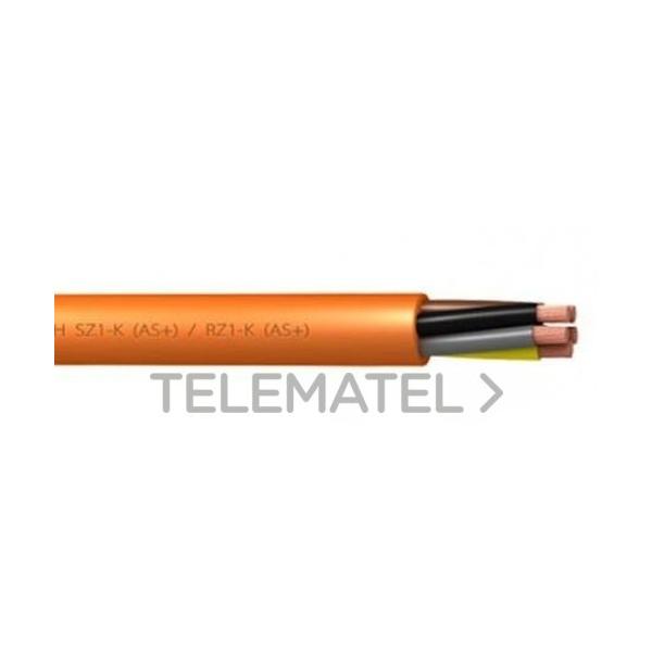 CABLE SZ1 0.6/1Kv (AS+)1x1,5 NARANJA (BOBINA)